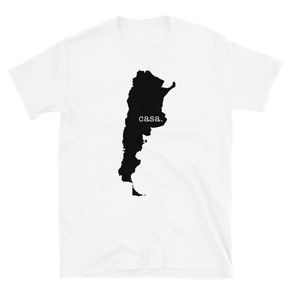Argentina Black Map Unisex T-Shirt