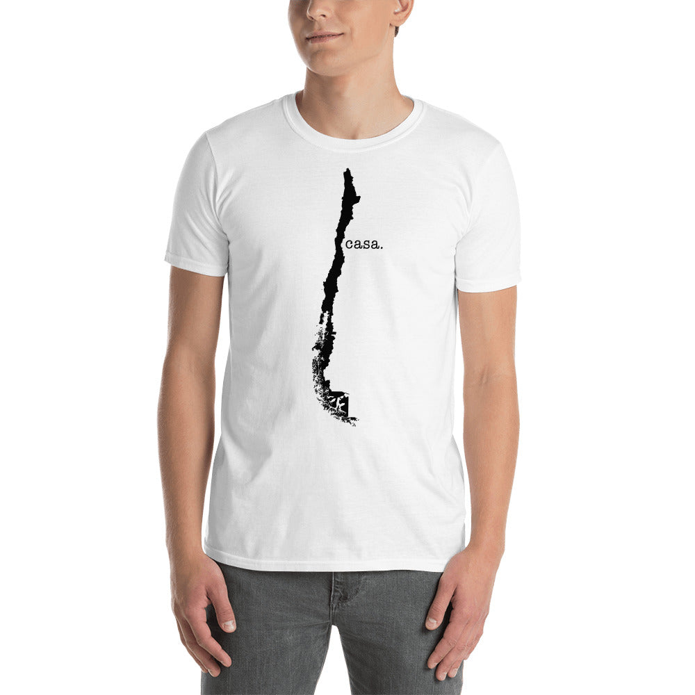 Chile Black Map Unisex T-Shirt