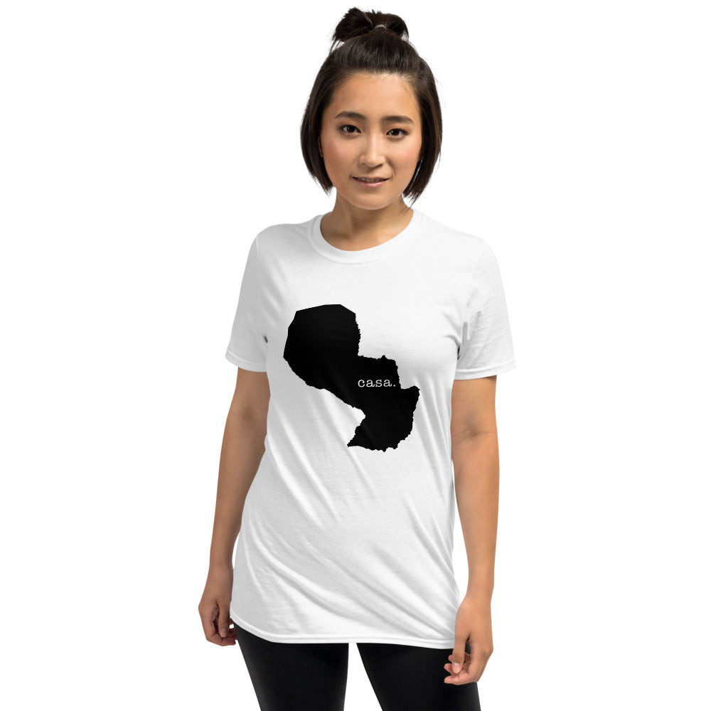 Paraguay Black Map Unisex T-Shirt