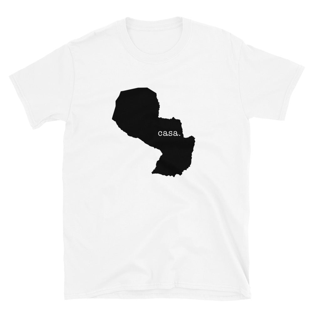 Paraguay Black Map Unisex T-Shirt