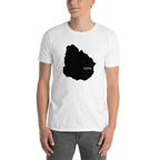 Uruguay Black Map Unisex T-Shirt