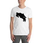 Costa Rica Black Map Unisex T-Shirt