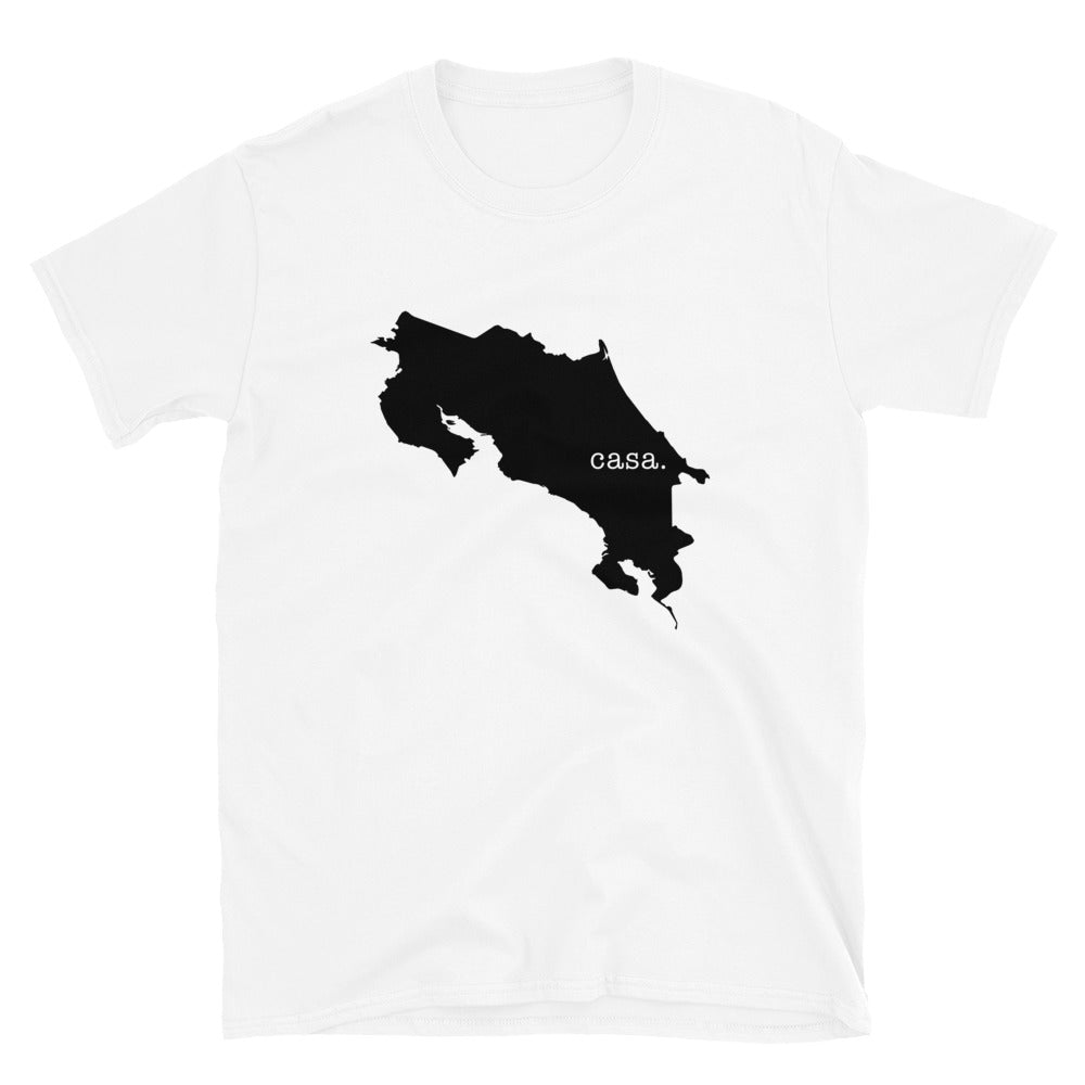 Costa Rica Black Map Unisex T-Shirt