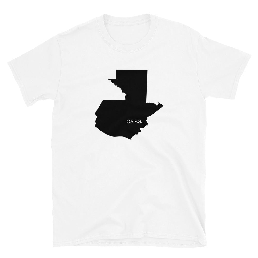 Guatemala Black Map Unisex T-Shirt