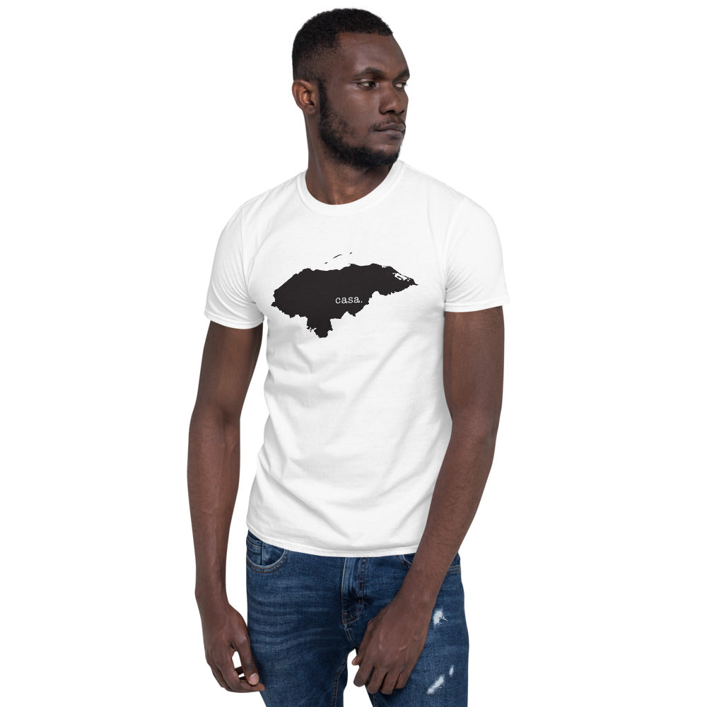 Honduras Black Map Unisex T-Shirt