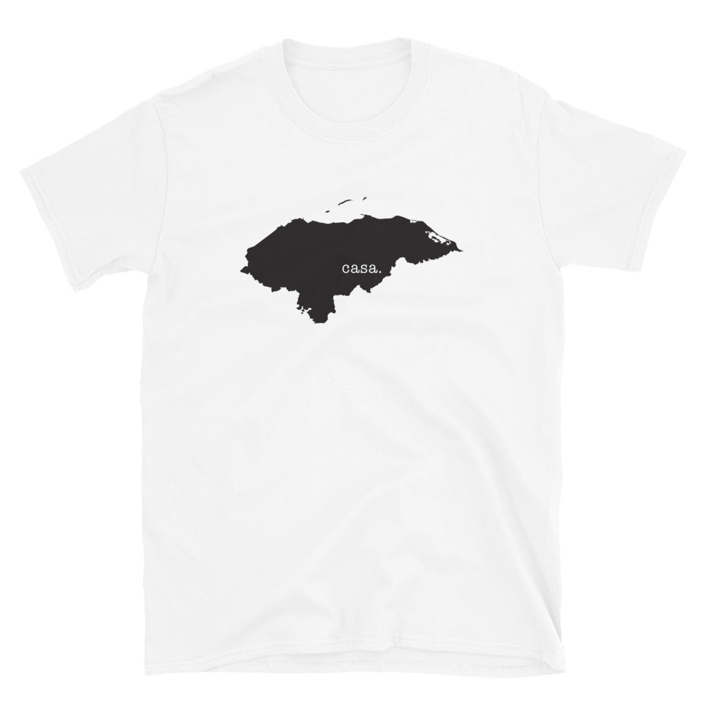 Honduras Black Map Unisex T-Shirt