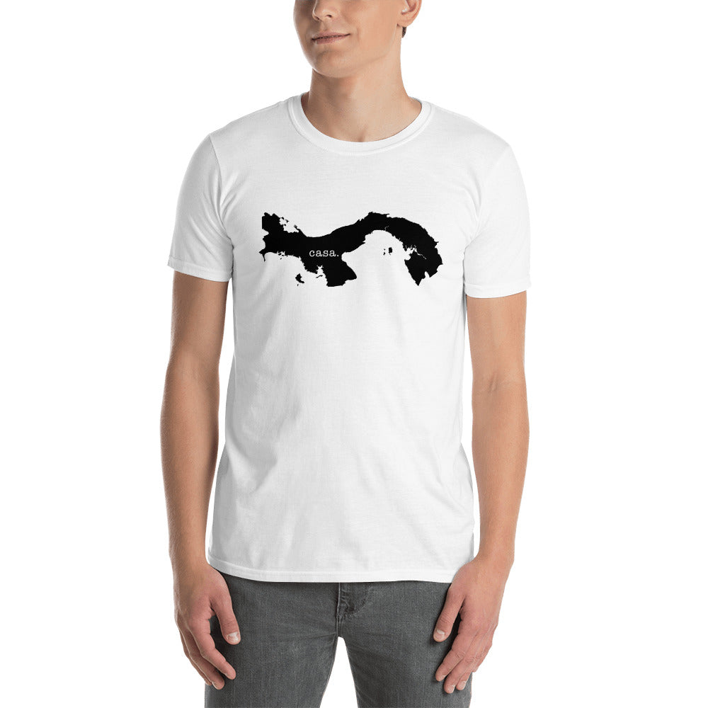 Panama Black Map Unisex T-Shirt