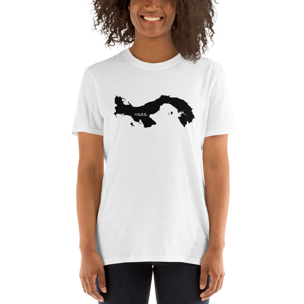 Panama Black Map Unisex T-Shirt
