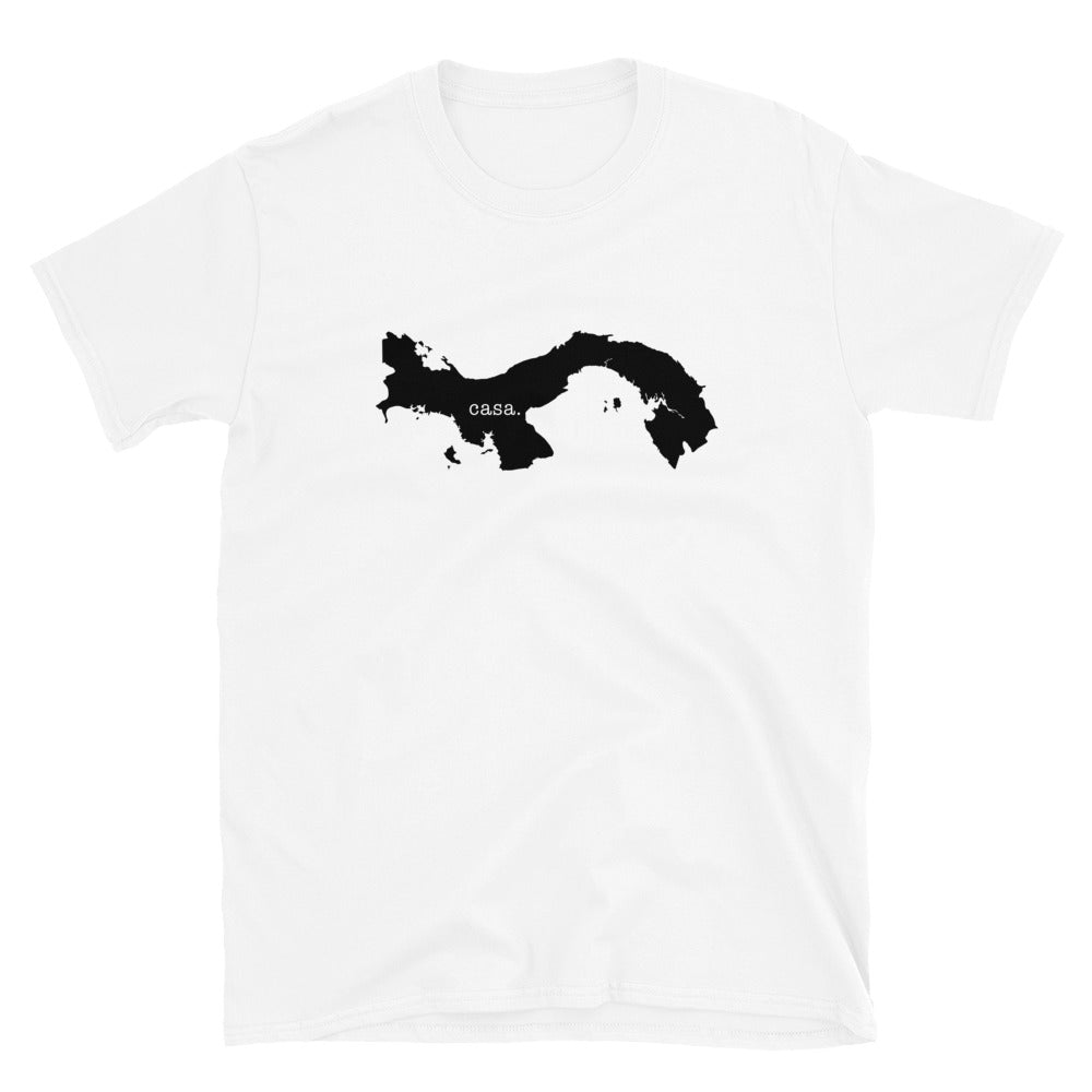 Panama Black Map Unisex T-Shirt