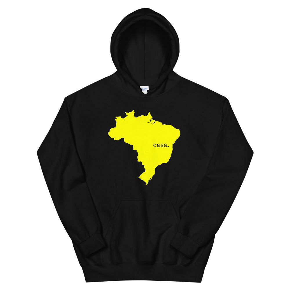 Brazil Yellow Map Unisex Hoodie