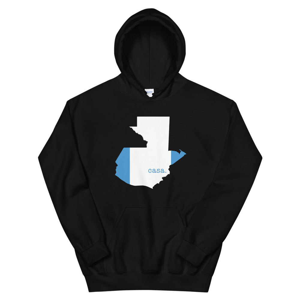 Guatemala Flag Map Unisex Hoodie