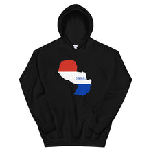 Load image into Gallery viewer, Paraguay Flag Map Unisex Hoodie
