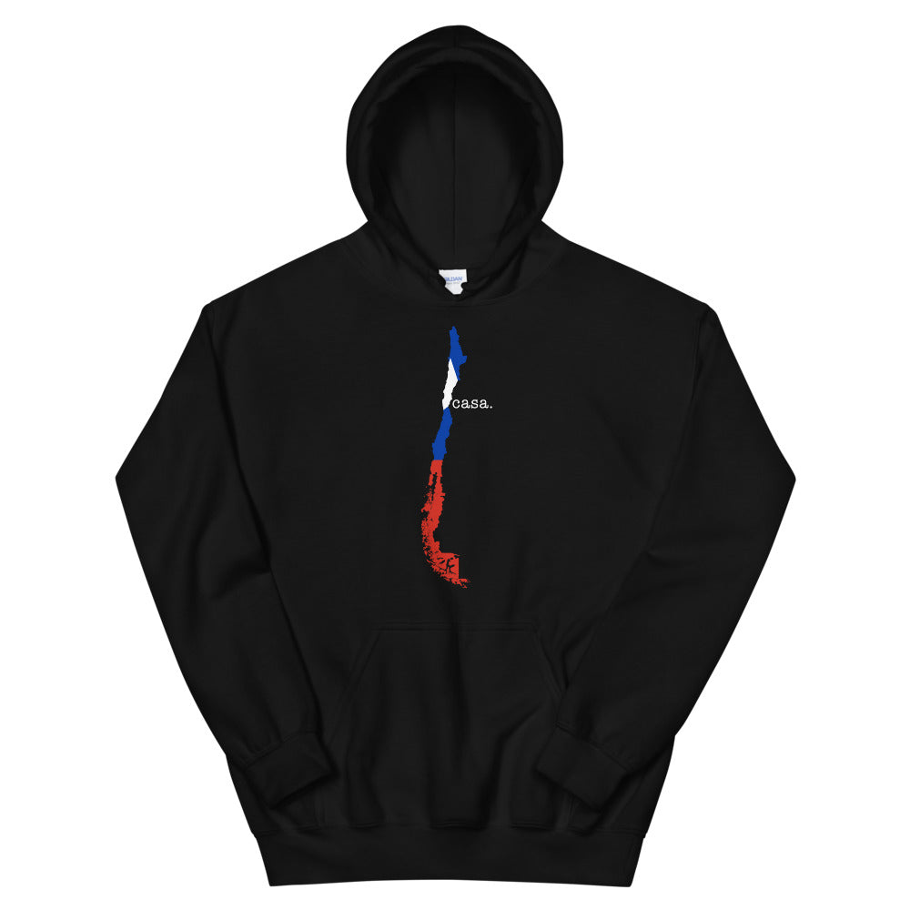 Chile Flag Map Unisex Hoodie