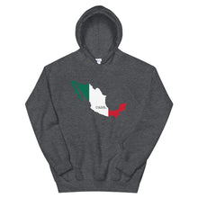 Load image into Gallery viewer, Mexico Flag Map Unisex Hoodie
