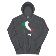 Load image into Gallery viewer, Italy Flag Map Unisex Hoodie
