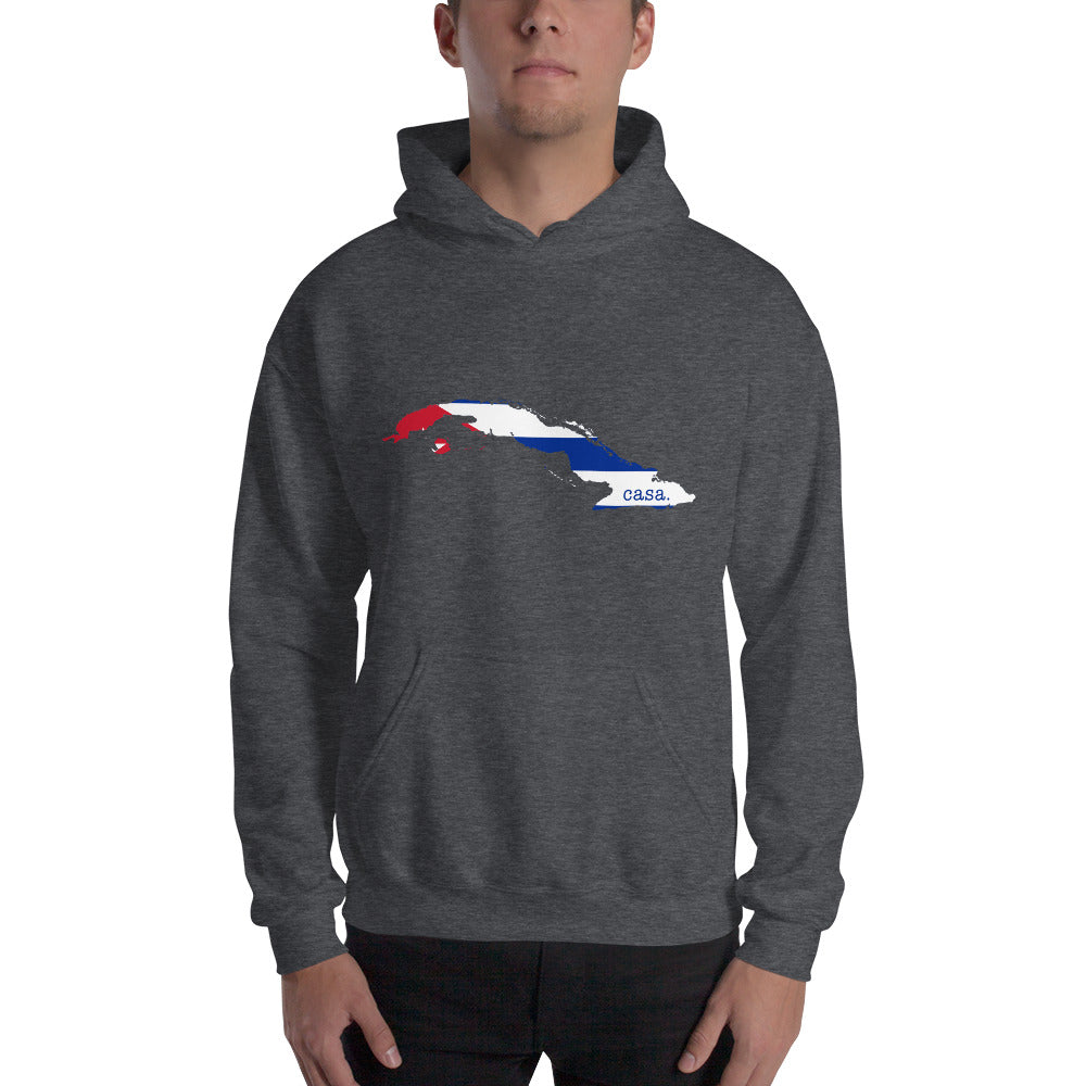 Cuba Flag Map Unisex Hoodie