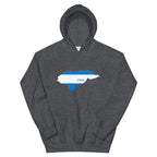 Honduras Flag Map Unisex Hoodie
