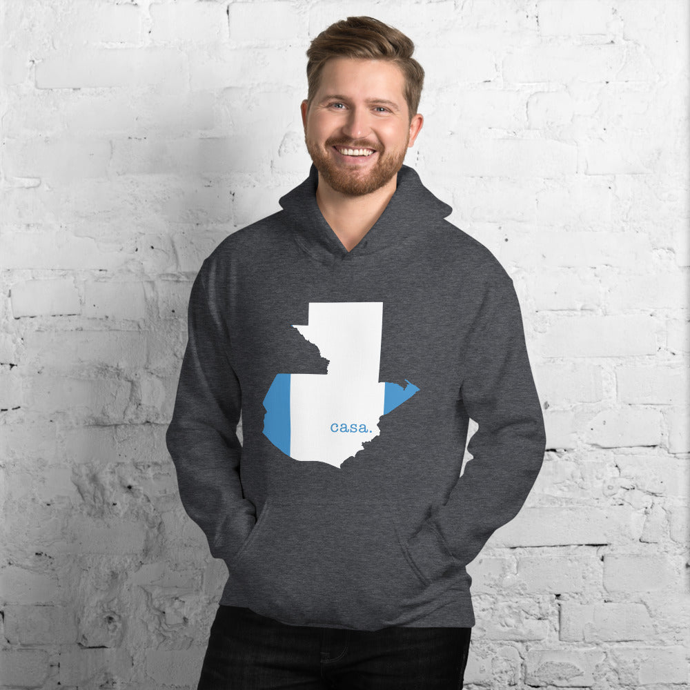Guatemala Flag Map Unisex Hoodie