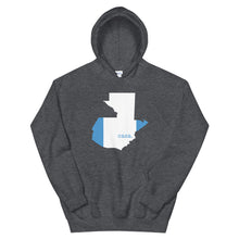 Load image into Gallery viewer, Guatemala Flag Map Unisex Hoodie
