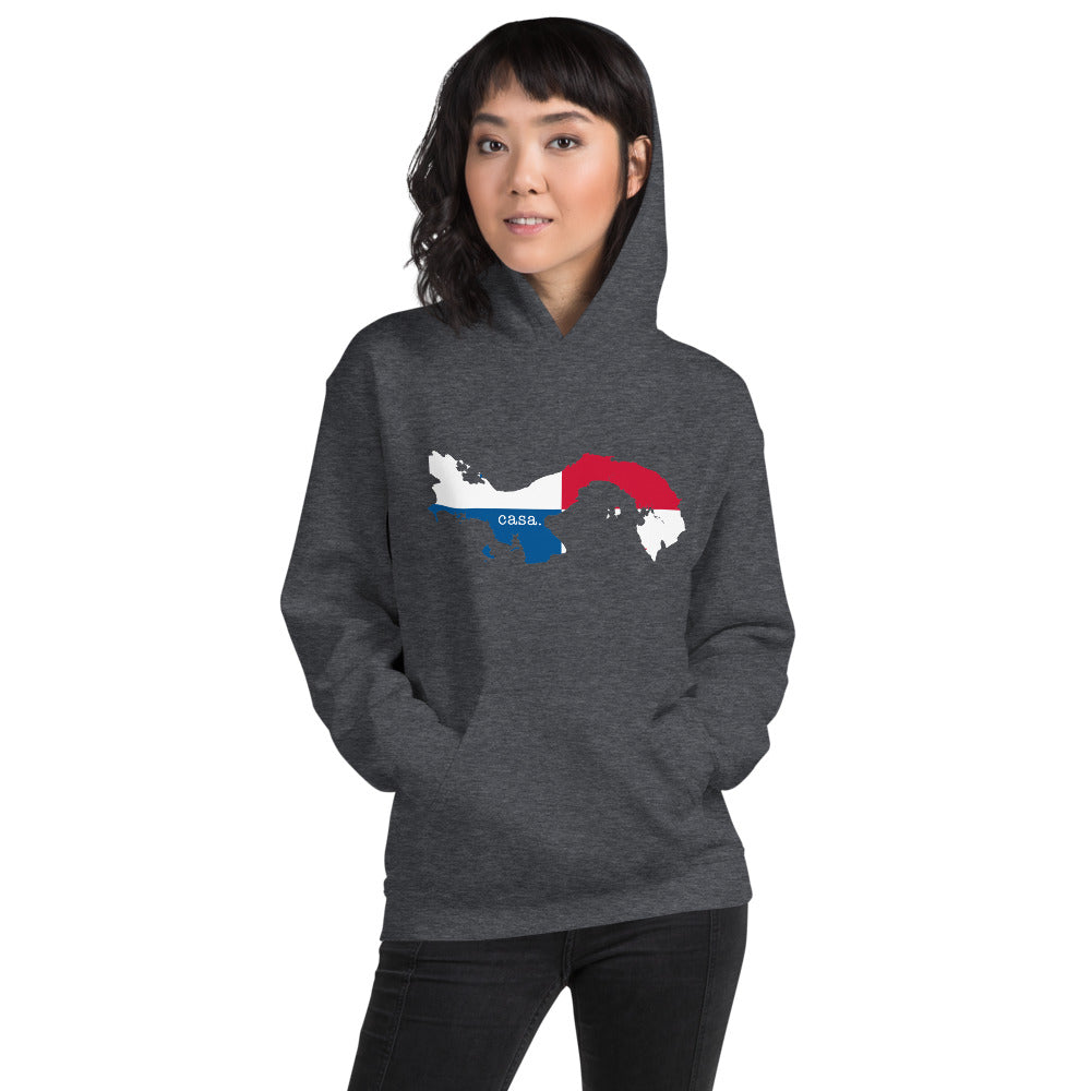 Panama Flag Map Unisex Hoodie