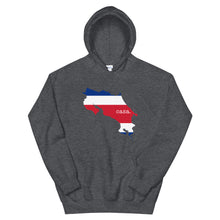 Load image into Gallery viewer, Costa Rica Flag Map Unisex Hoodie
