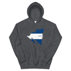 Nicaragua Flag Map Unisex Hoodie