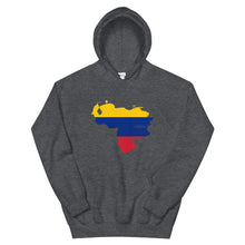 Load image into Gallery viewer, Venezuela Flag Map Unisex Hoodie
