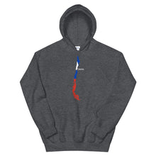 Load image into Gallery viewer, Chile Flag Map Unisex Hoodie
