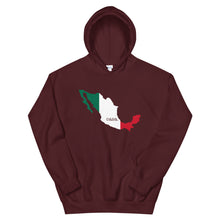 Load image into Gallery viewer, Mexico Flag Map Unisex Hoodie
