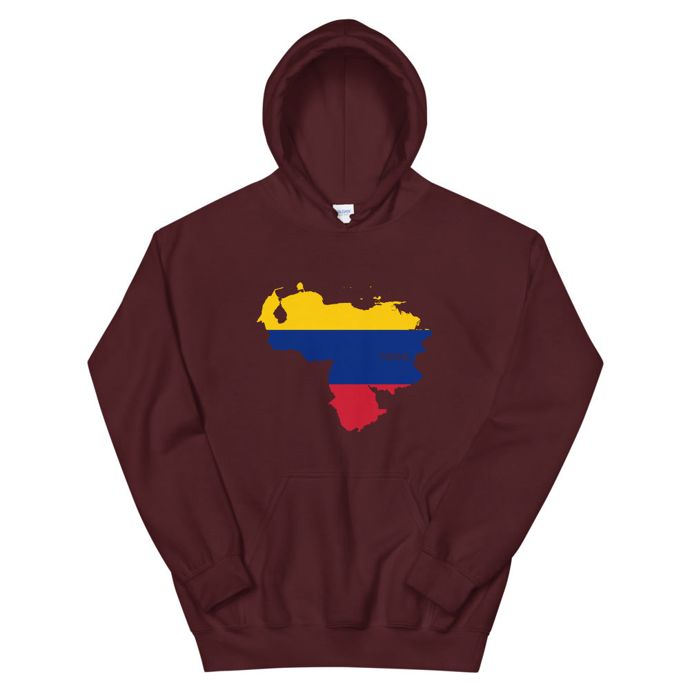 Venezuela Flag Map Unisex Hoodie