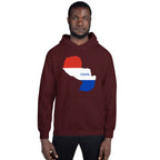 Paraguay Flag Map Unisex Hoodie