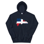 Dominican Republic Flag Map Unisex Hoodie