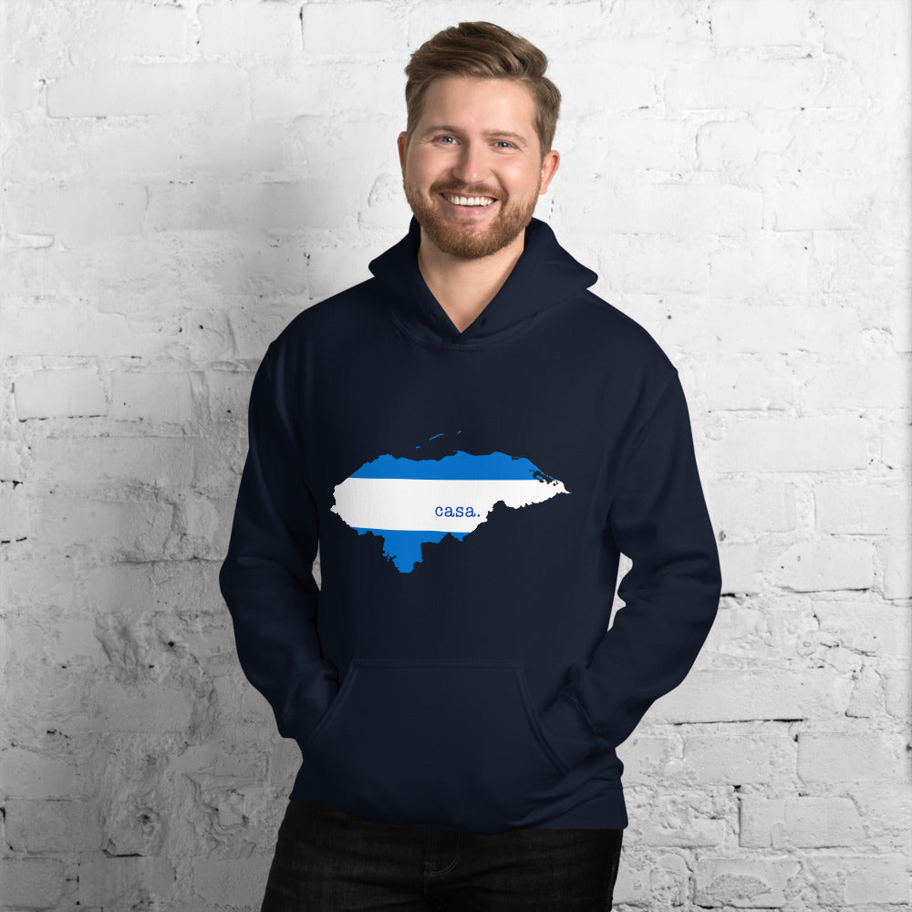 Honduras Flag Map Unisex Hoodie