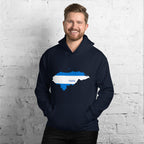 Honduras Flag Map Unisex Hoodie