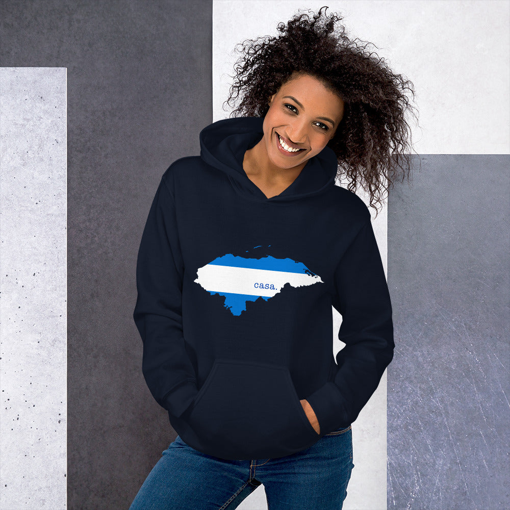 Honduras Flag Map Unisex Hoodie