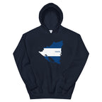 Nicaragua Flag Map Unisex Hoodie