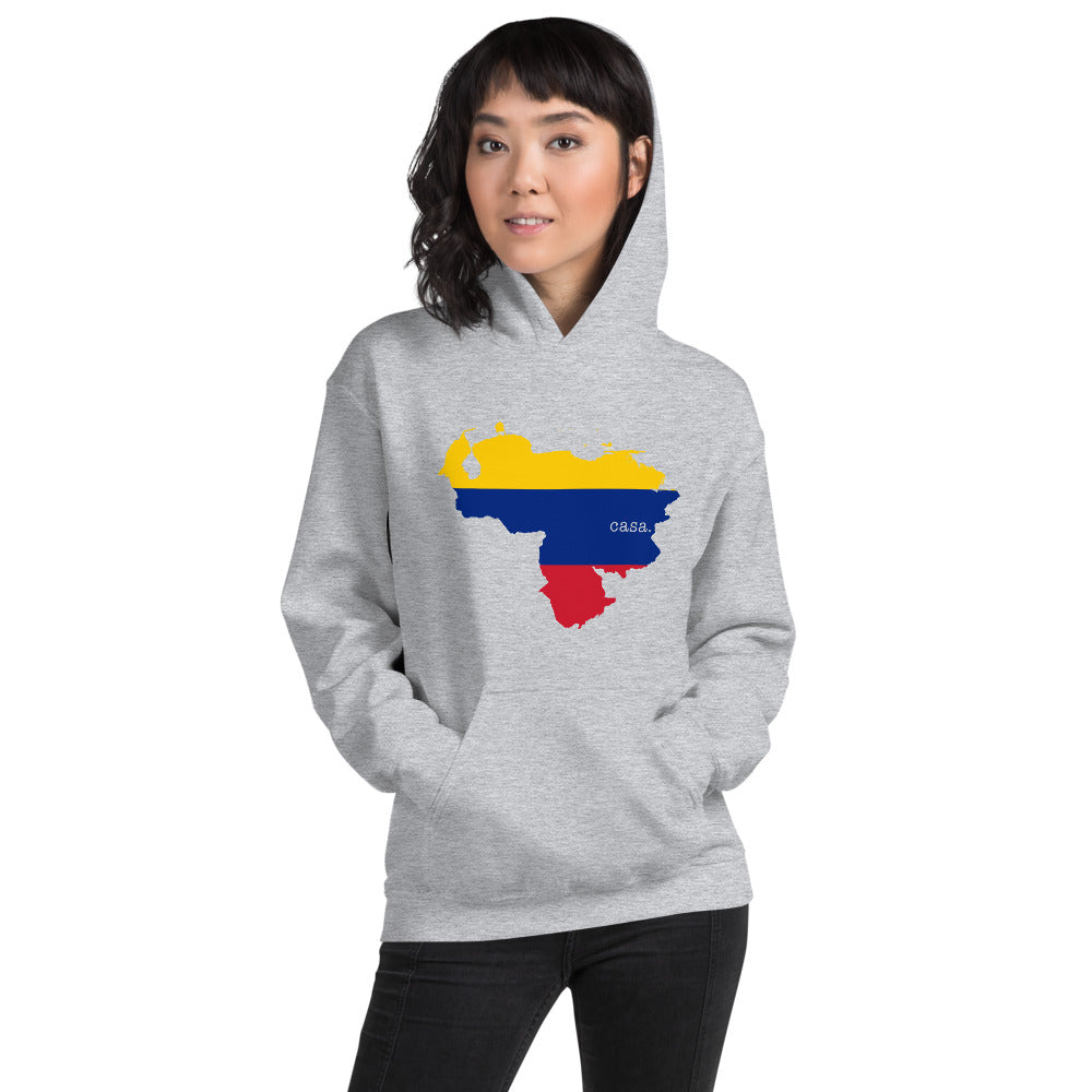 Venezuela Flag Map Unisex Hoodie