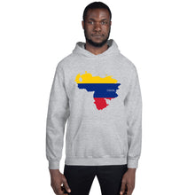 Load image into Gallery viewer, Venezuela Flag Map Unisex Hoodie
