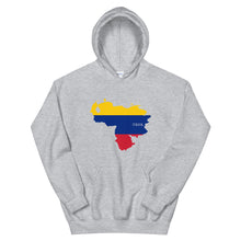 Load image into Gallery viewer, Venezuela Flag Map Unisex Hoodie
