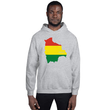 Load image into Gallery viewer, Bolivia Flag Map Unisex Hoodie
