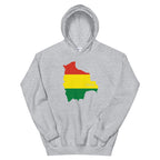 Bolivia Flag Map Unisex Hoodie