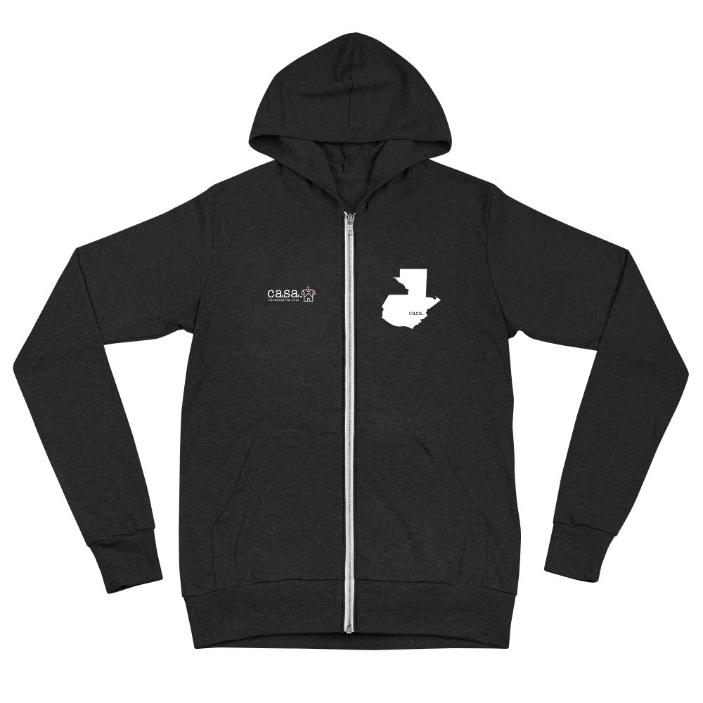 Guatemala Unisex Zip Hoodie Jacket