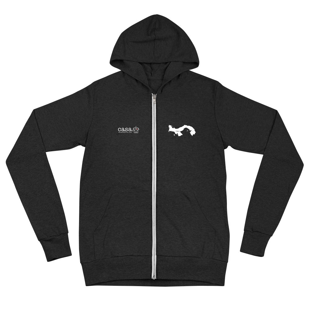 Panama Unisex Zip Hoodie Jacket