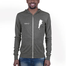 Load image into Gallery viewer, Argentina Unisex Zip Hoodie Jacket
